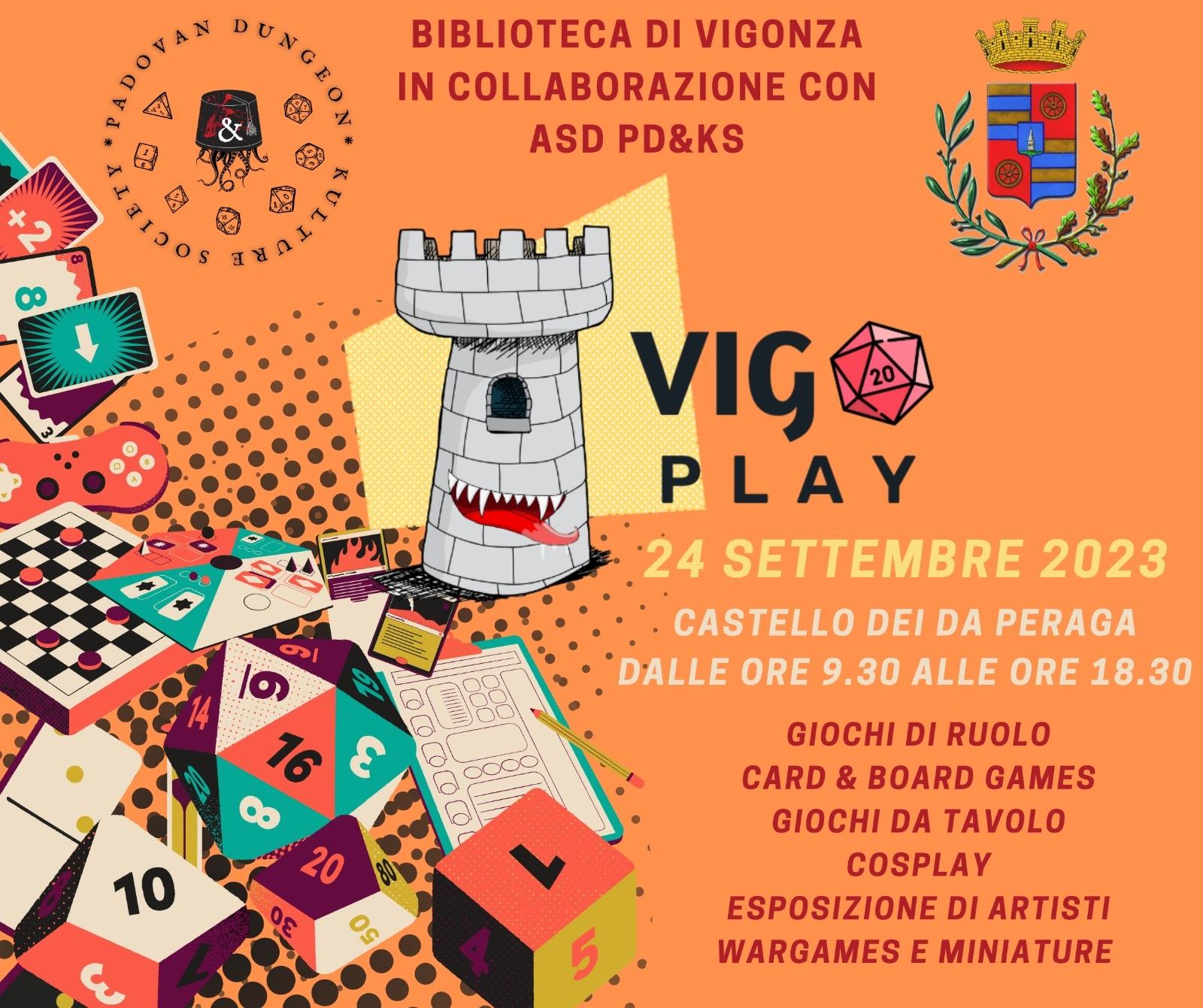 VigoPlay - Una giornata al Castello con giochi da tavolo, fumetti, wargames  e cosplay