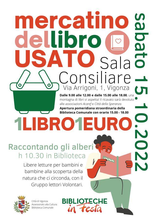Biblioteca in Festa: Mercatino del libro usato 1 libro 1 euro